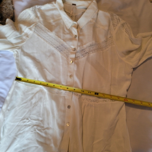 Free People Wild Wind Lace Top Size XS - Picture 6 of 11